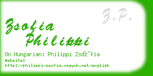 zsofia philippi business card